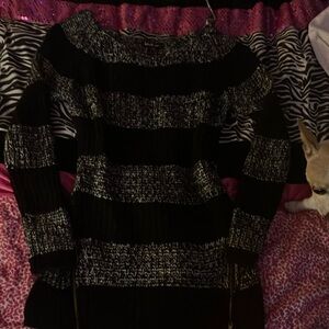 Love by Chelsey black stripped long sleeve